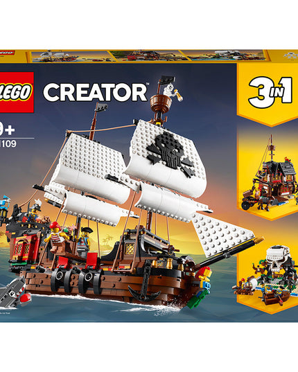 LEGO® Creator 3in1 Pirate Ship Toy Model Building Kit 31109