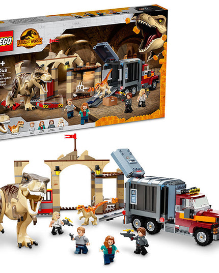LEGO® Jurassic World T. rex & Atrociraptor Dinosaur Breakout 76948