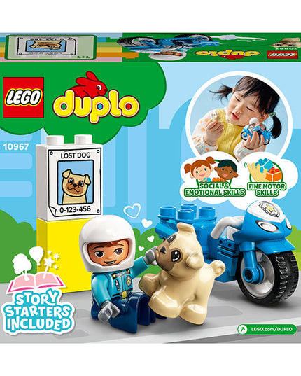 LEGO® DUPLO® Rescue Police Motorcycle 10967 Building Toy