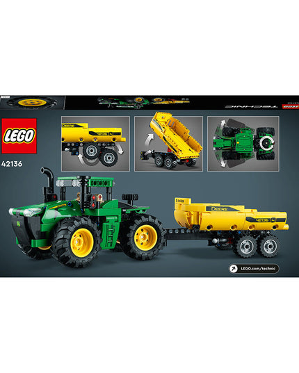LEGO® Technic™ John Deere 9620R 4WD Tractor Model Building Kit 42136