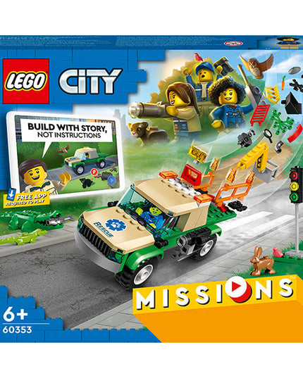 LEGO® City Wild Animal Rescue Missions Building Kit 60353