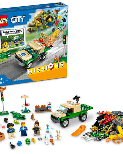 LEGO® City Wild Animal Rescue Missions Building Kit 60353
