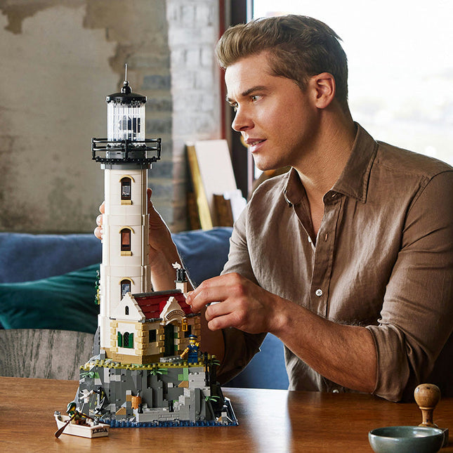 LEGO® Ideas Motorised Lighthouse Building Kit for Adults 21335