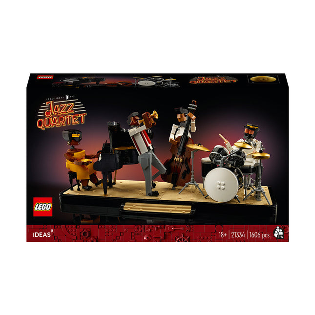 LEGO® Ideas Jazz Quartet Building Kit for Music-Loving Adults 21334