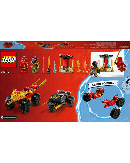 LEGO® NINJAGO® Kai and Ras’s Car and Bike Battle Building Toy Set 71789