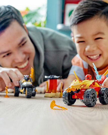 LEGO® NINJAGO® Kai and Ras’s Car and Bike Battle Building Toy Set 71789