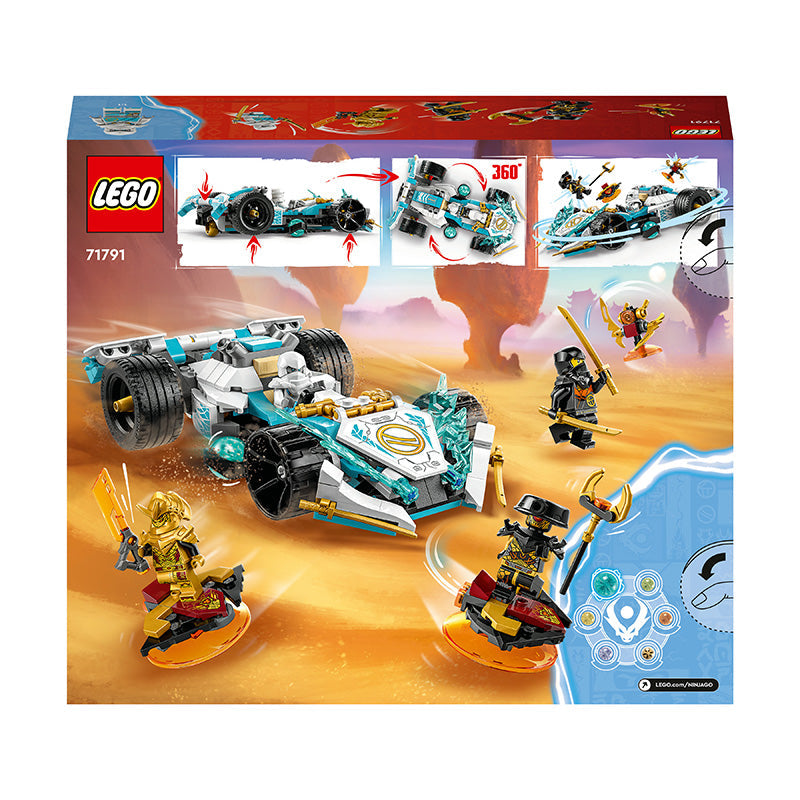 LEGO® NINJAGO® Zane's Dragon Power Spinjitzu Racing Car Building