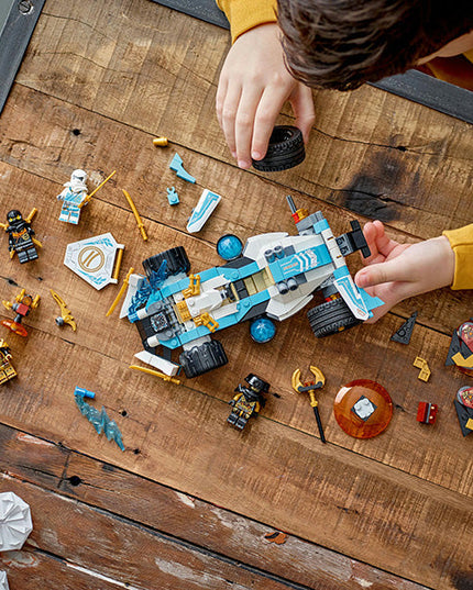 LEGO® NINJAGO® Zane’s Dragon Power Spinjitzu Racing Car Building Set 71791