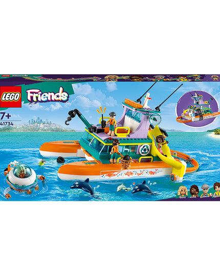 LEGO® Friends Sea Rescue Boat Building Toy Set 41734