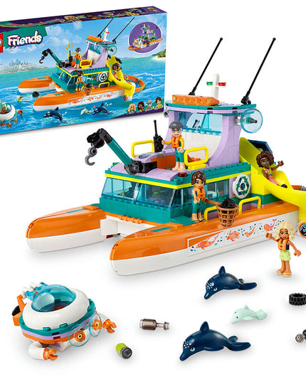 LEGO® Friends Sea Rescue Boat Building Toy Set 41734
