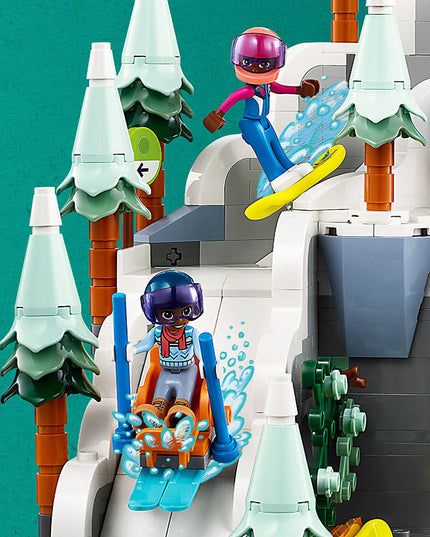 LEGO® Friends Holiday Ski Slope and Café Building Toy Set 41756