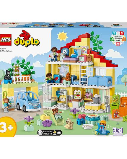 LEGO® DUPLO® Town 3in1 Family House Building Toy Set 10994