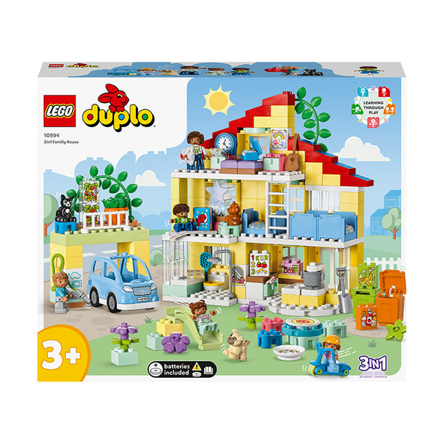 LEGO® DUPLO® Town 3in1 Family House 10994 Building Toy Set