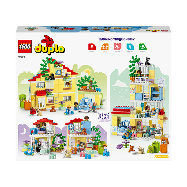 LEGO® DUPLO® Town 3in1 Family House 10994 Building Toy Set