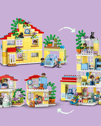LEGO® DUPLO® Town 3in1 Family House Building Toy Set 10994