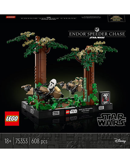 LEGO® Star Wars™ Endor™ Speeder Chase Diorama Building Set 75353