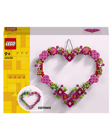LEGO® Heart Ornament Building Toy Kit 40638