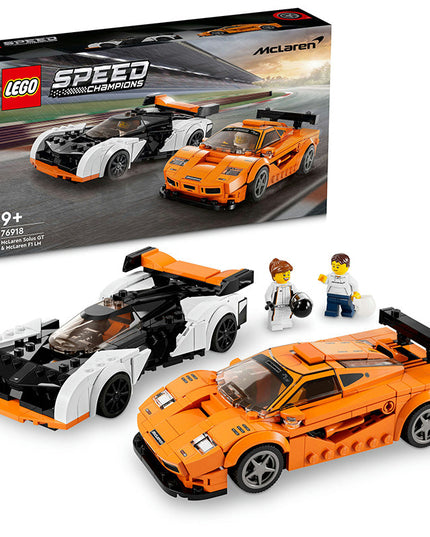 LEGO® Speed Champions McLaren Solus GT & McLaren F1 LM Building Toy Set 76918
