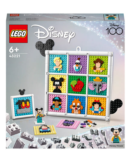 LEGO® ǀ Disney 100 Years of Disney Animation Icons Building Toy Set 43221