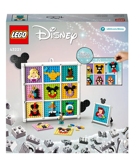 LEGO® ǀ Disney 100 Years of Disney Animation Icons Building Toy Set 43221