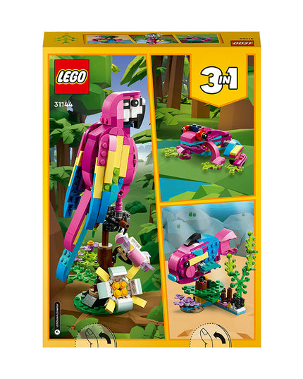 LEGO® Creator 3in1 Exotic Pink Parrot Building Toy Set 31144