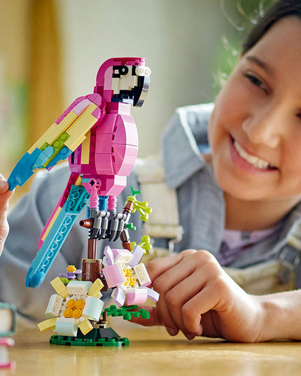 LEGO® Creator 3in1 Exotic Pink Parrot Building Toy Set 31144