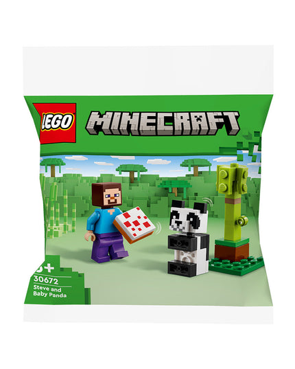 LEGO® Minecraft Steve and Baby Panda 30672