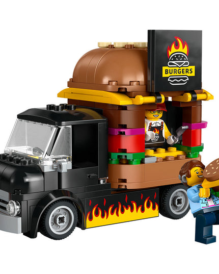 LEGO® City Burger Van, Food Truck Toy Playset 60404