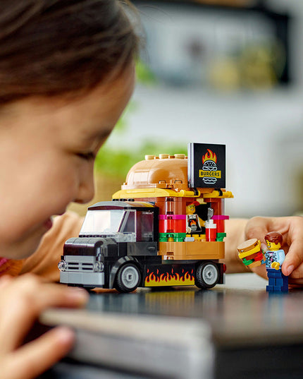 LEGO® City Burger Van, Food Truck Toy Playset 60404