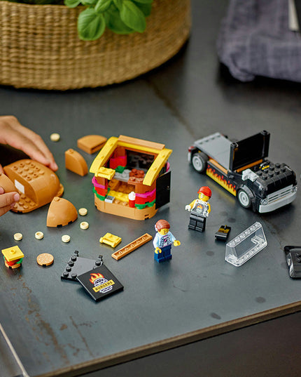 LEGO® City Burger Van, Food Truck Toy Playset 60404