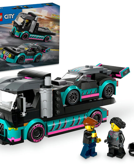 LEGO® City Race Car and Car Carrier Truck Toys 60406
