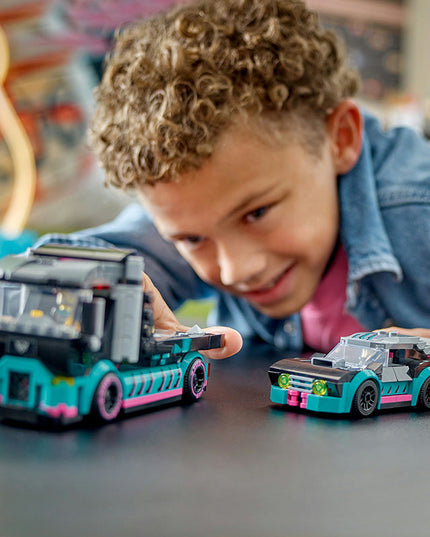 LEGO® City Race Car and Car Carrier Truck Toys 60406