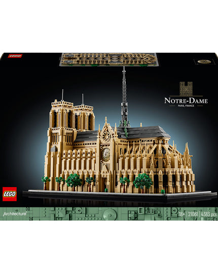 LEGO® Architecture Notre-Dame de Paris Set for Adults 21061