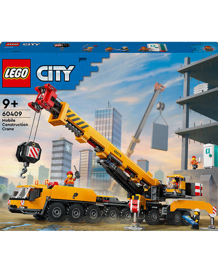 LEGO® City Yellow Mobile Construction Crane Toy Set 60409