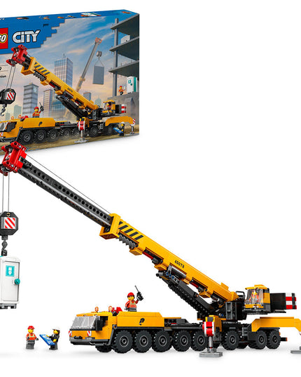 LEGO® City Yellow Mobile Construction Crane Toy Set 60409