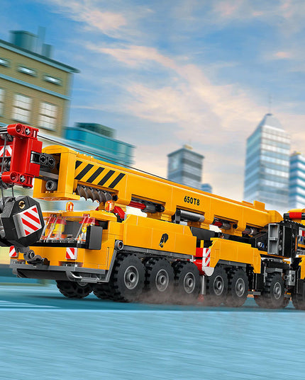 LEGO® City Yellow Mobile Construction Crane Toy Set 60409