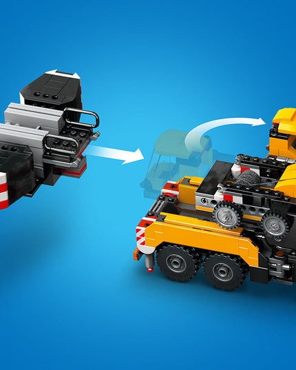 LEGO® City Yellow Mobile Construction Crane Toy Set 60409