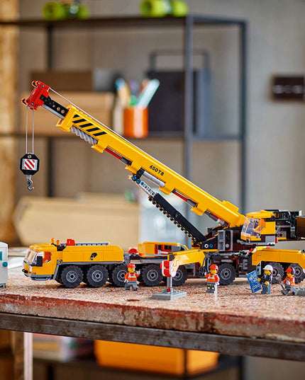LEGO® City Yellow Mobile Construction Crane Toy Set 60409