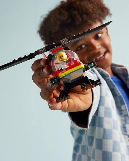 LEGO® City Fire Rescue Helicopter Building Toy 60411