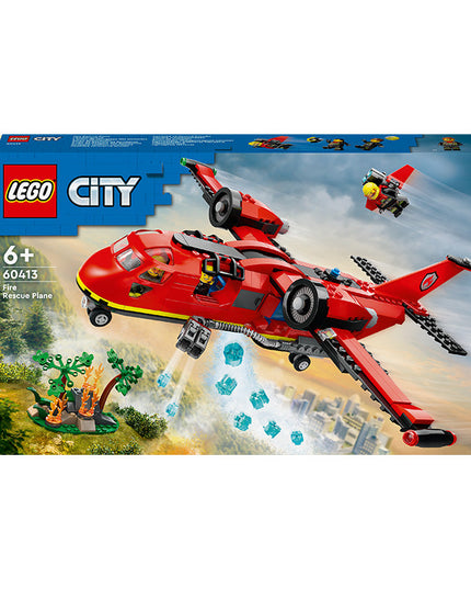 LEGO® City Fire Rescue Plane Building Toy Set 60413