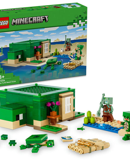 LEGO® Minecraft® The Turtle Beach House Toy Set 21254