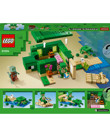 LEGO® Minecraft® The Turtle Beach House Toy Set 21254