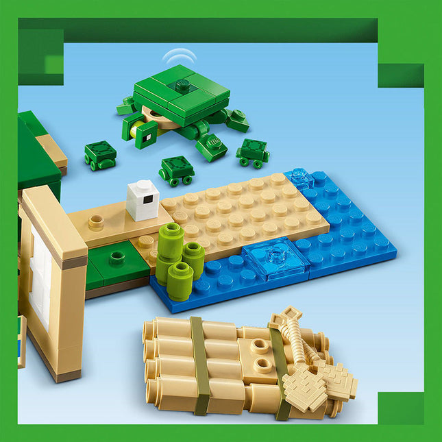 LEGO® Minecraft® The Turtle Beach House Toy Set 21254