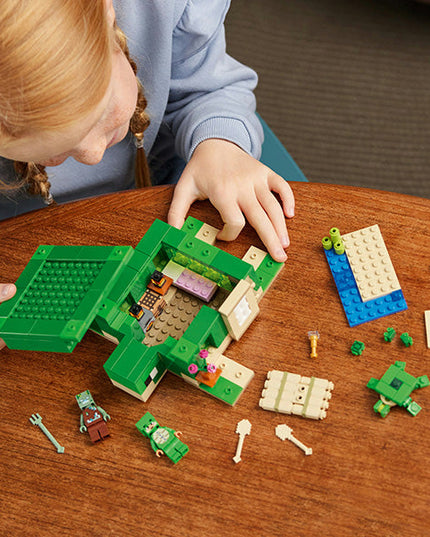 LEGO® Minecraft® The Turtle Beach House Toy Set 21254