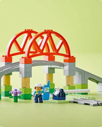 LEGO® DUPLO® Train Bridge and Tracks Expansion Set Toy 10426