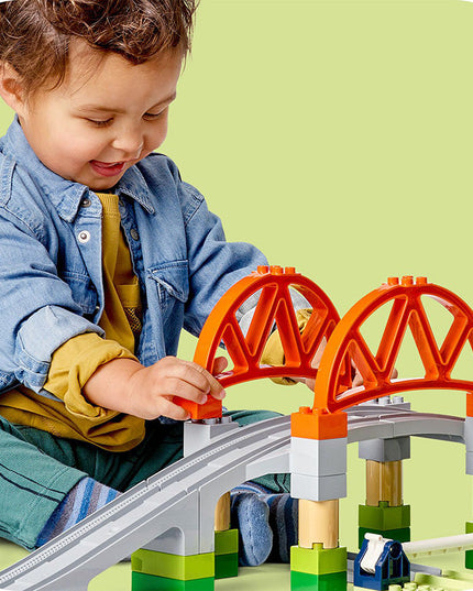LEGO® DUPLO® Train Bridge and Tracks Expansion Set Toy 10426