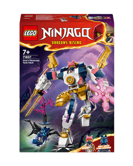 LEGO® NINJAGO® Sora’s Elemental Tech Mech Toy 71807