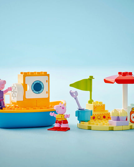 LEGO® DUPLO® Peppa Pig Boat Trip Toy for Toddlers 10432