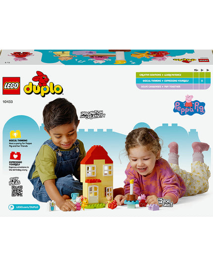 LEGO® DUPLO® Peppa Pig Birthday House Toy for Toddlers 10433