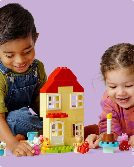 LEGO® DUPLO® Peppa Pig Birthday House Toy for Toddlers 10433
